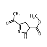 CAS#: 186790-84-1, Methyl 3-Acetyl-4,5-Dihydro-1H-Pyrazole-5-Carboxylate