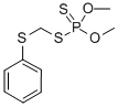 CAS#: 18722-80-0, Phosphorodithioic acid O,O-dimethyl S-((phenylthio)-methyl) ester