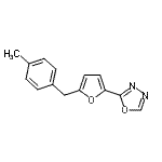 CAS#: 18726-01-7, 2-[5-(4-Methylbenzyl)-2-Furyl]-1,3,4-Oxadiazole
