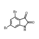 CAS#: 187326-67-6, 4,6-Dibromo-1H-Indole-2,3-Dione