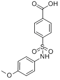 CAS#: 18738-58-4, 4-[[(4-Methoxyphenyl)Amino]Sulfonyl]-Benzoicacid