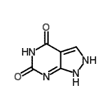 CAS#: 187486-05-1, 2H-Pyrazolo[3,4-d]Pyrimidine-4,6(5H,7H)-Dione