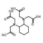 CAS#: 18763-65-0, 2,2',2'',2'''-(1,2-Cyclohexanediyldinitrilo)Tetraacetic Acid