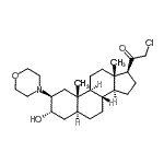 CAS#: 187652-71-7, (2beta,3alpha,5alpha)-21-Chloro-3-Hydroxy-2-(4-Morpholinyl)Pregnan-20-One