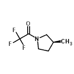CAS 登录号：187670-59-3， 2,2,2-三氟-1-[(3S)-3-甲基-1-吡咯烷基]乙酮