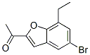 CAS#: 18775-39-8, 1-(5-Bromo-7-Ethyl-2-Benzofuryl)Ethan-1-One