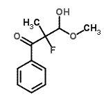 CAS 登录号：187838-07-9， 2-氟-3-羟基-3-甲氧基-2-甲基-1-苯基-1-丙酮