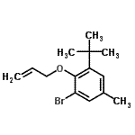 CAS#: 188021-38-7, 2-(Allyloxy)-1-Bromo-5-Methyl-3-(2-Methyl-2-Propanyl)Benzene