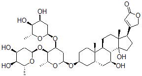 CAS#: 18810-27-0, 7-Hydroxydigitoxin