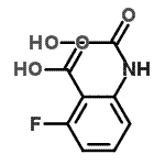 CAS 登录号：188567-91-1， 2-(羧基氨基)-6-氟苯甲酸