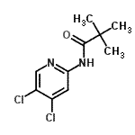 CAS#: 188577-71-1, N-(4,5-Dichloro-2-Pyridinyl)-2,2-Dimethylpropanamide