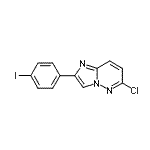 CAS#: 188692-40-2, 6-Chloro-2-(4-Iodophenyl)Imidazo[1,2-b]Pyridazine