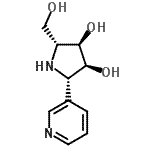CAS#: 188744-99-2, (2R,3R,4S,5S)-2-(Hydroxymethyl)-5-(3-Pyridinyl)-3,4-Pyrrolidinediol