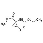 CAS#: 188897-48-5, Methyl 1-[(Ethoxycarbonyl)Amino]-2-Fluorocyclopropanecarboxylate