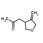 CAS 登录号：188970-96-9， 1-(4-亚甲基四氢-3-呋喃基)丙酮