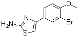 CAS#: 189011-00-5, 4-(3-Bromo-4-Methoxyphenyl)-1,3-Thiazol-2-Amine