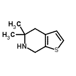 CAS#: 189019-45-2, 5,5-Dimethyl-4,5,6,7-Tetrahydrothieno[2,3-c]Pyridine