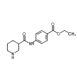 CAS#: 189070-00-6, Ethyl 4-(Piperidine-3-Carbonylamino)Benzoate
