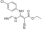 CAS#: 189109-01-1, Ethyl (E)-3-(Aminomethylideneamino)-3-[(4-Chlorophenyl)Amino]-2-Cyanoprop-2-Enoate