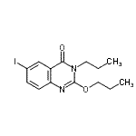CAS 登录号：189278-12-4， 6-碘-2-丙氧基-3-丙基-4(3H)-喹唑啉酮