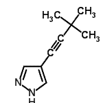 CAS#: 189348-94-5, 4-(3,3-Dimethyl-1-Butyn-1-Yl)-1H-Pyrazole
