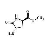 CAS 登录号：189450-22-4， 甲基(4S)-4-氨基-5-氧代-D-脯氨酸酯