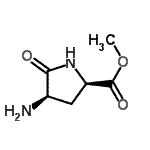 CAS 登录号：189450-23-5， 甲基(4R)-4-氨基-5-氧代-D-脯氨酸酯