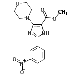 CAS 登录号:189453-57-4, 甲基4-(4-吗啉基)-2-(3-硝基苯基)-1H-咪唑-5-羧酸酯