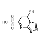 CAS#: 189503-76-2, 5-Sulfanyl[1,2,4]Triazolo[4,3-a]Pyrimidine-7-Sulfonic Acid