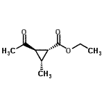 CAS#: 189628-51-1, Ethyl (1R,2R,3R)-2-Acetyl-3-Methylcyclopropanecarboxylate