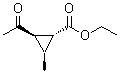 CAS 登录号：189628-62-4， (1R,2R,3S)-2-乙酰基-3-甲基环丙烷羧酸乙酯