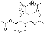 CAS#: 189633-60-1, (2R,3R,4S,5S,6R)-6-(Acetoxymethyl)-2-Carbamoyl-2-Hydroxytetrahydro-2H-Pyran-3,4,5-Triyl Triacetate