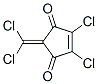 CAS 登录号：18964-31-3， 2,3-二氯-5-(二氯甲基亚基)环戊-2-烯-1,4-二酮