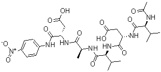 CAS#: 189684-53-5, N-Acetyl-L-Valyl-L-alpha-Aspartyl-L-Valyl-L-Alanyl-N-(4-Nitrophenyl)-L-alpha-Asparagine