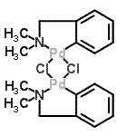 CAS#: 18987-59-2, Di-mu-chloro(bis{2-[(dimethylamino-kappaN)methyl]phenyl-kappaC<sup>1</sup>})dipalladium