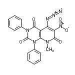 CAS#: 189998-38-7, 5-Azido-8-Methyl-6-Nitro-1,3-Diphenylpyrido[2,3-d]Pyrimidine-2,4,7(1H,3H,8H)-Trione