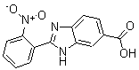 CAS 登录号：190121-93-8， 2-(2-硝基苯基)-1H-苯并咪唑-6-羧酸