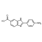 CAS 登录号：190121-99-4， 2-(4-氨基苯基)-1H-苯并咪唑-6-羧酸