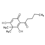 CAS#: 19051-49-1, 3,5-Dihydroxy-4,4-Dimethyl-2-Pentanoyl-2,5-Cyclohexadien-1-One