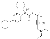 CAS#: 190579-98-7, (5-Diethylamino-2-Methylpent-3-Yn-2-Yl) 2-Cyclohexyl-2-(4-Cyclohexylphenyl)-2-Hydroxyacetate Hydrochloride