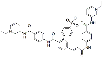 CAS#: 19060-43-6, N-(1-Ethylpyridin-5-Yl)-4-[[(E)-3-[4-[[4-[(1-Ethylpyridin-5-Yl)CarbamoYl]Phenyl]Carbamoyl]Phenyl]Prop-2-Enoyl]Amino]Benzamide 4-Methylbenzenesulfonate