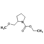 CAS 登录号：190602-65-4， 乙基2-(甲氧基甲基)-1-吡咯烷羧酸酯