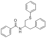 CAS#: 19071-63-7, N-(alpha-((Phenylthio)Methyl)Phenethyl)Benzamide