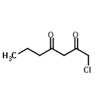 CAS 登录号：190714-69-3， 1-氯-2,4-庚烷二酮