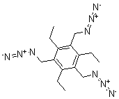 CAS 登录号：190779-62-5， 1,3,5-三(叠氮基甲基)-2,4,6-三乙基-苯