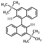 CAS 登录号：190841-58-8， 3,3'-二(三甲基硅烷基)-1,1'-联萘-2,2'-二硫醇