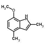 CAS#: 190908-10-2, 7-Methoxy-2,4-Dimethyl-1H-Indole