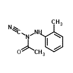 CAS 登录号：191028-17-8， N-氰基-N'-(2-甲基苯基)乙酰肼