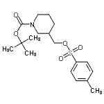 CAS#: 191092-08-7, 2-Methyl-2-Propanyl 3-({[(4-Methylphenyl)Sulfonyl]Oxy}Methyl)-1-Piperidinecarboxylate