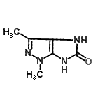 CAS 登录号：191230-88-3， 1,3-二甲基-4,6-二氢咪唑并[4,5-c]吡唑-5(1H)-酮